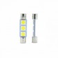 C3W LED žárovky (3 x SMD 4014) 31mm 5000K CANBUS - 2 ks